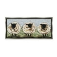 thumbnail image 1 of Stupell Industries Abstract Sheep Trio Animals & Insects Painting Gray Floater Framed Canvas Art Print Wall Art, 31 x 14, 1 of 10