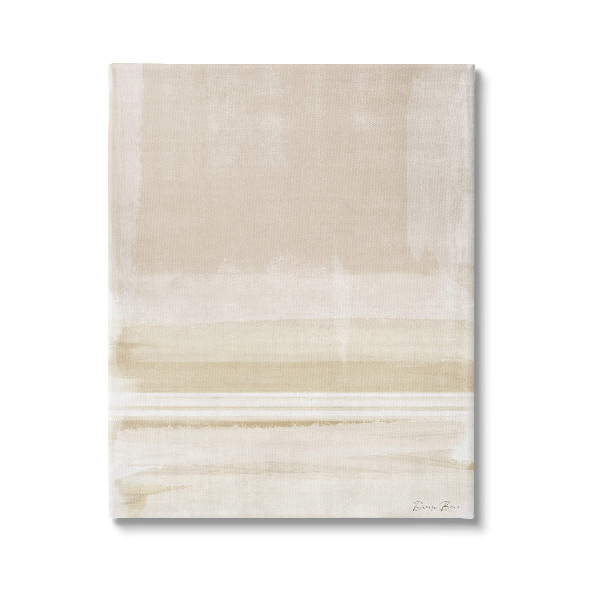 Stupell Industries Abstract Simple Neutral Tones Watercolor Collage, 30 x 40, Design by Denise Brown