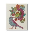 thumbnail image 1 of Stupell Industries Abstract Song Bird Paisley Pattern Floral Mandala Graphic Art Gallery Wrapped Canvas Print Wall Art, Design by Valentina Harper, 1 of 5