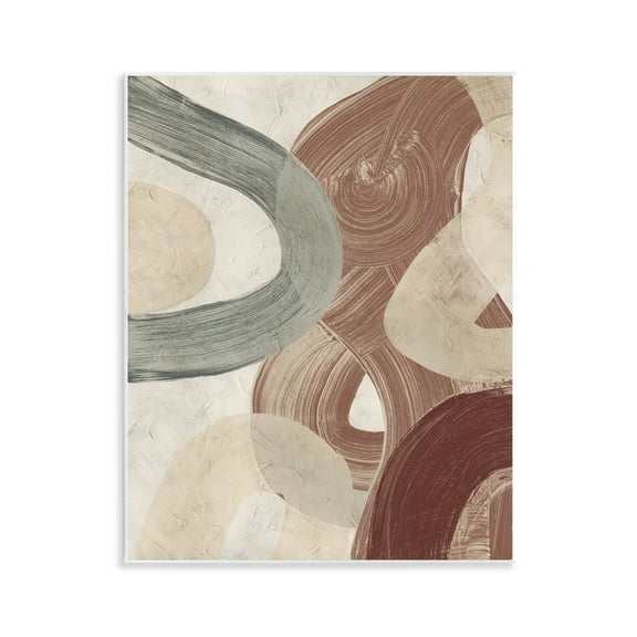 Stupell Industries Abstract Southwestern Neutrals Abstract Painting Unframed Art Print Wall Art, 11 x 14