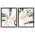 thumbnail image 1 of Stupell Industries Modern Black 2pc Floating Frame Art Set, 17 x 21 each, by June Erica Vess, 1 of 8