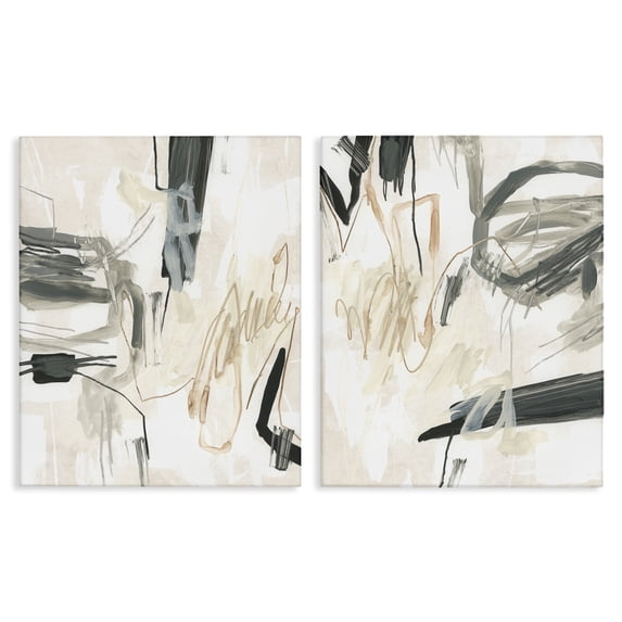 Stupell Industries Modern 2pc Canvas Art Set, 24 x 30 each, by June Erica Vess