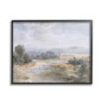 thumbnail image 1 of Stupell Industries Abstract Stream & Clouds Landscape Painting Black Framed Art Print Wall Art, 30 x 24, 1 of 9