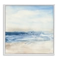 thumbnail image 1 of Stupell Industries Transitional Abstract Surf & Sand White Framed Giclee Art, 24 x 24, by Chris Paschke, 1 of 8