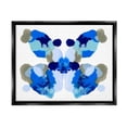 thumbnail image 1 of Stupell Industries Abstract Symmetrical Ink Blot Shape Graphic Art Jet Black Floating Framed Canvas Print Wall Art, Design by Emma Caroline, 1 of 6