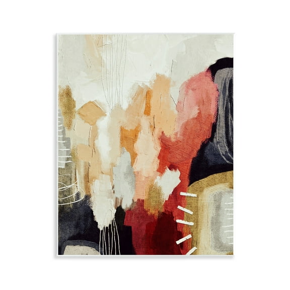 Stupell Industries Abstract Tan Southwestern Abstract Painting Unframed Art Print Wall Art, 11 x 14