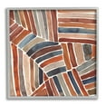 thumbnail image 1 of Stupell Industries Abstract Terracotta Stripes Abstract Painting Gray Framed Art Print Wall Art, 17 x 17, 1 of 8