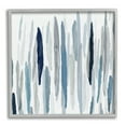 thumbnail image 1 of Stupell Industries Abstract Thick Brush Blue Grey Paint Drip ,24 x 24, Design by Sn Jill, 1 of 8