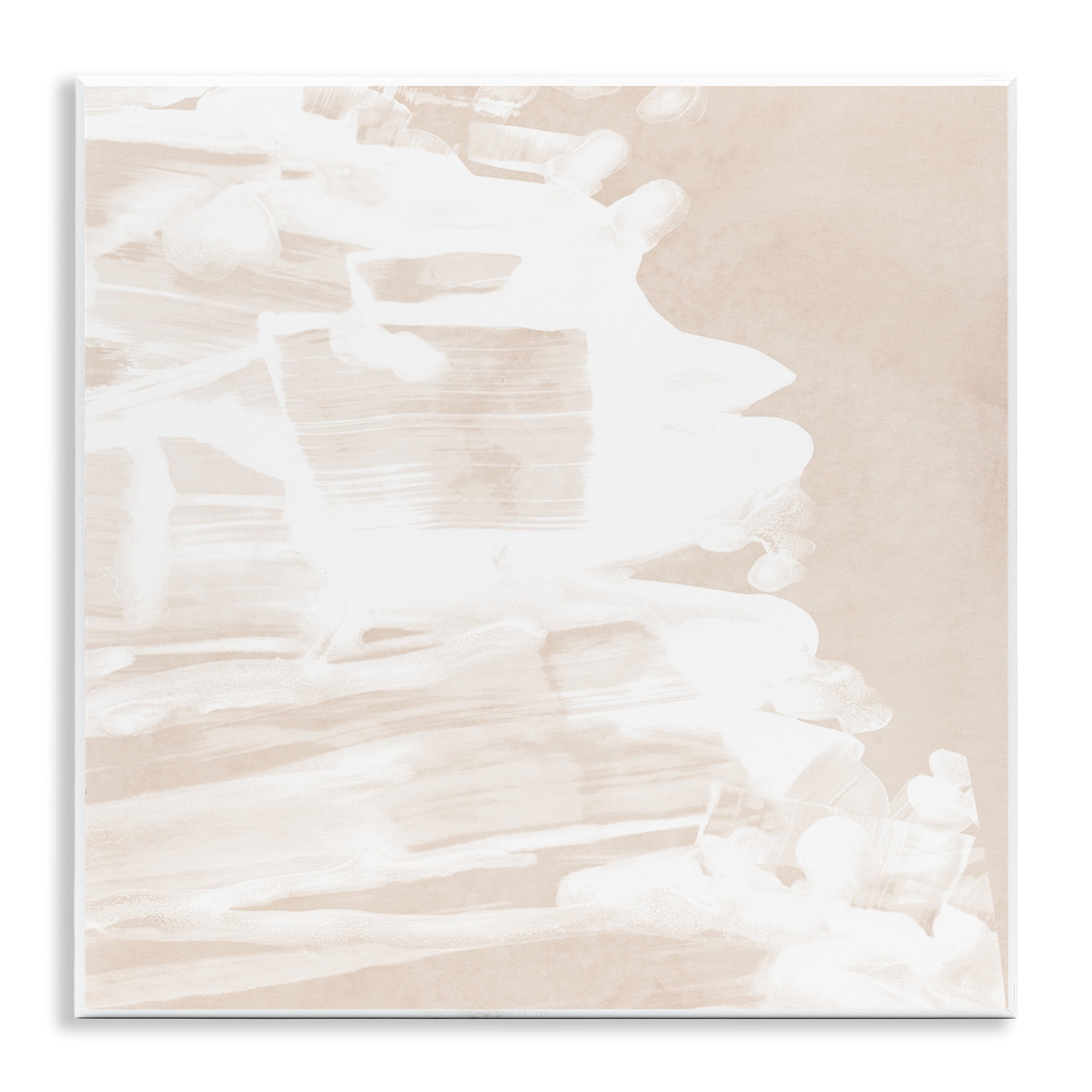 Stupell Industries Abstract Tide Movement Abstract Painting Unframed Art Print Wall Art, 12 x 12