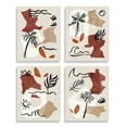 thumbnail image 1 of Stupell Industries Abstract Tropical Boho Shapes & Botanicals Neutral Tones Wood Wall Art, 13 x 19, Design by Melissa Wang, 1 of 5