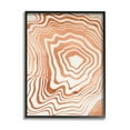 thumbnail image 1 of Stupell Industries Abstract Water Ripples Fluid Orange Line Grooves , 11 x 14,Design by Annie Warren, 1 of 5