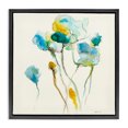 thumbnail image 1 of Stupell Industries Abstract Watercolor Blooms Abstract Painting Black Floater Framed Canvas Art Print Wall Art, 18 x 18, 1 of 10