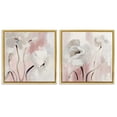 thumbnail image 1 of Stupell Industries Abstract White Poppies Plants & Flowers Painting Gold Floater Framed Canvas Art Print Wall Art, 18 x 18, Set of 2, 1 of 10