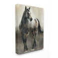 thumbnail image 1 of Stupell Industries Abstract Wild Horse Stance Brown Black Painting Canvas Wall Art Design by Marilyn Hageman, 24" x 30", 1 of 6
