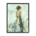 thumbnail image 1 of Stupell Industries Abstract Woman Floral Dress Beauty & Fashion Painting Black Framed Art Print Wall Art, 1 of 5