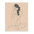 thumbnail image 1 of Stupell Industries Abstract Woman Sitting Scribble Drawing Smiling Outline Graphic Art Unframed Art Print Wall Art, Design by Kendra Shedenhelm, 1 of 5