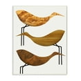 thumbnail image 1 of Stupell Industries Abstract Wooden Pattern Storks Rustic Birds Wall Plaque by Daphne Polselli, 1 of 5