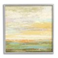 thumbnail image 1 of Stupell Industries Abstract Yellow Landscape Painting Gray Framed Art Print Wall Art, Design by Suzanne Nicoll, 1 of 7
