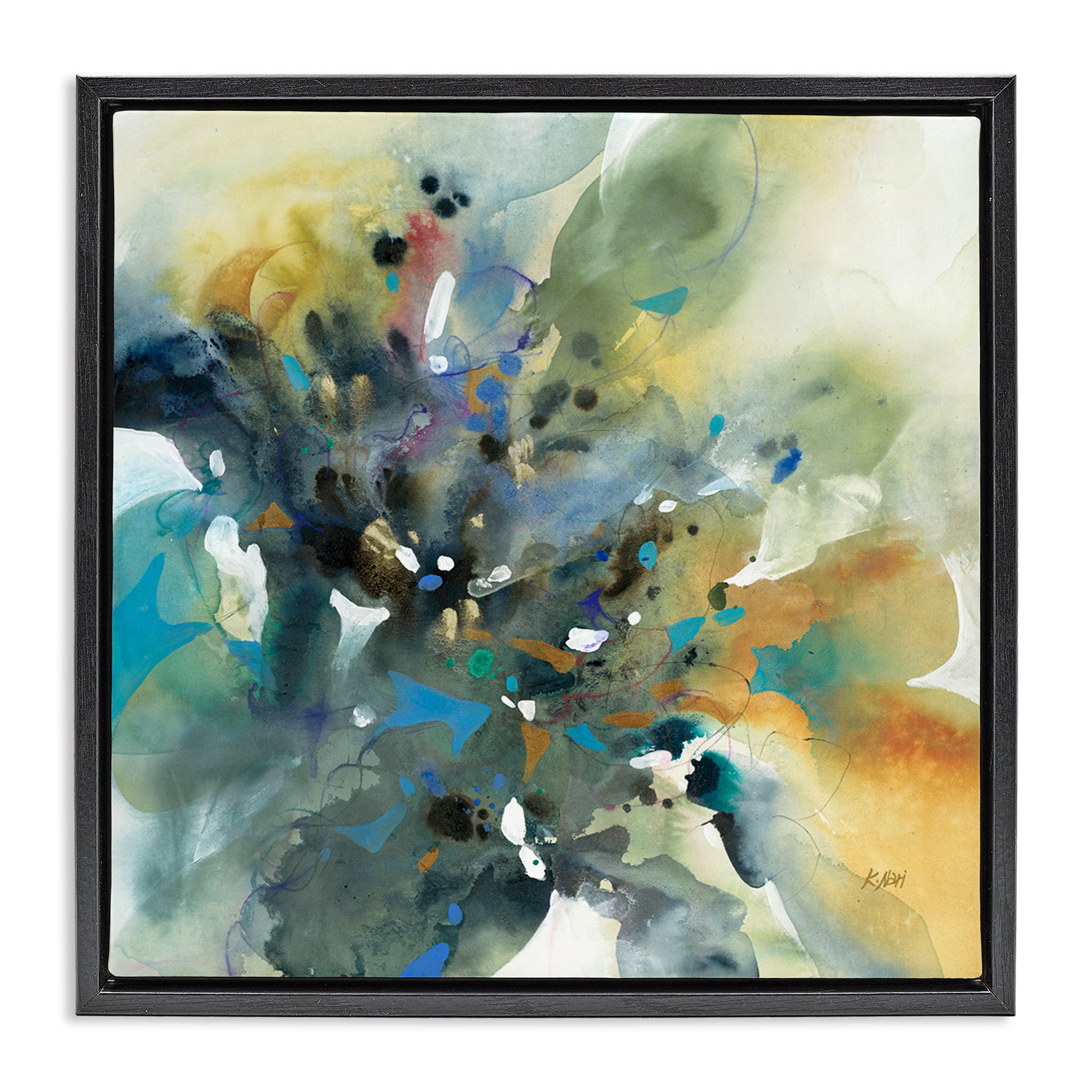Stupell Industries Abstract With Ink Droplets Abstract Painting Black stupell-industries-abstract-with-ink-droplets-abstract-painting-black