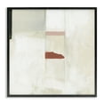 thumbnail image 1 of Stupell Industries Abstract with Terracotta Accent Abstract Painting Black Framed Art Print Wall Art, 12 x 12, 1 of 10