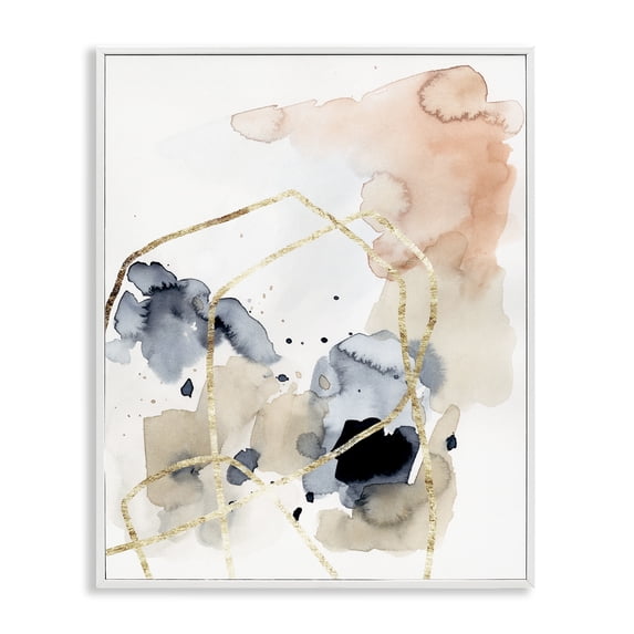 Stupell Industries Modern Abstracted Musical Beats Boho Inspired Design White Framed Giclee Art, 16 x 20, by Victoria Barnes