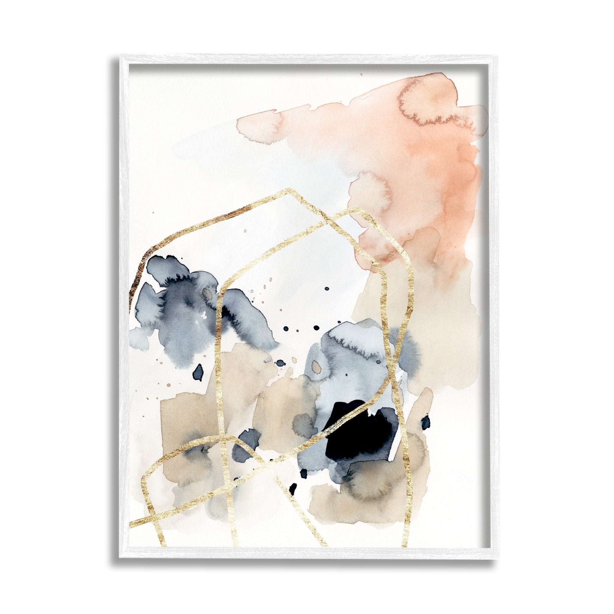 Stupell Industries Abstracted Musical Beats Boho Inspired Design Painting Framed Art Print Wall Art, 16x20, By Victoria Barnes