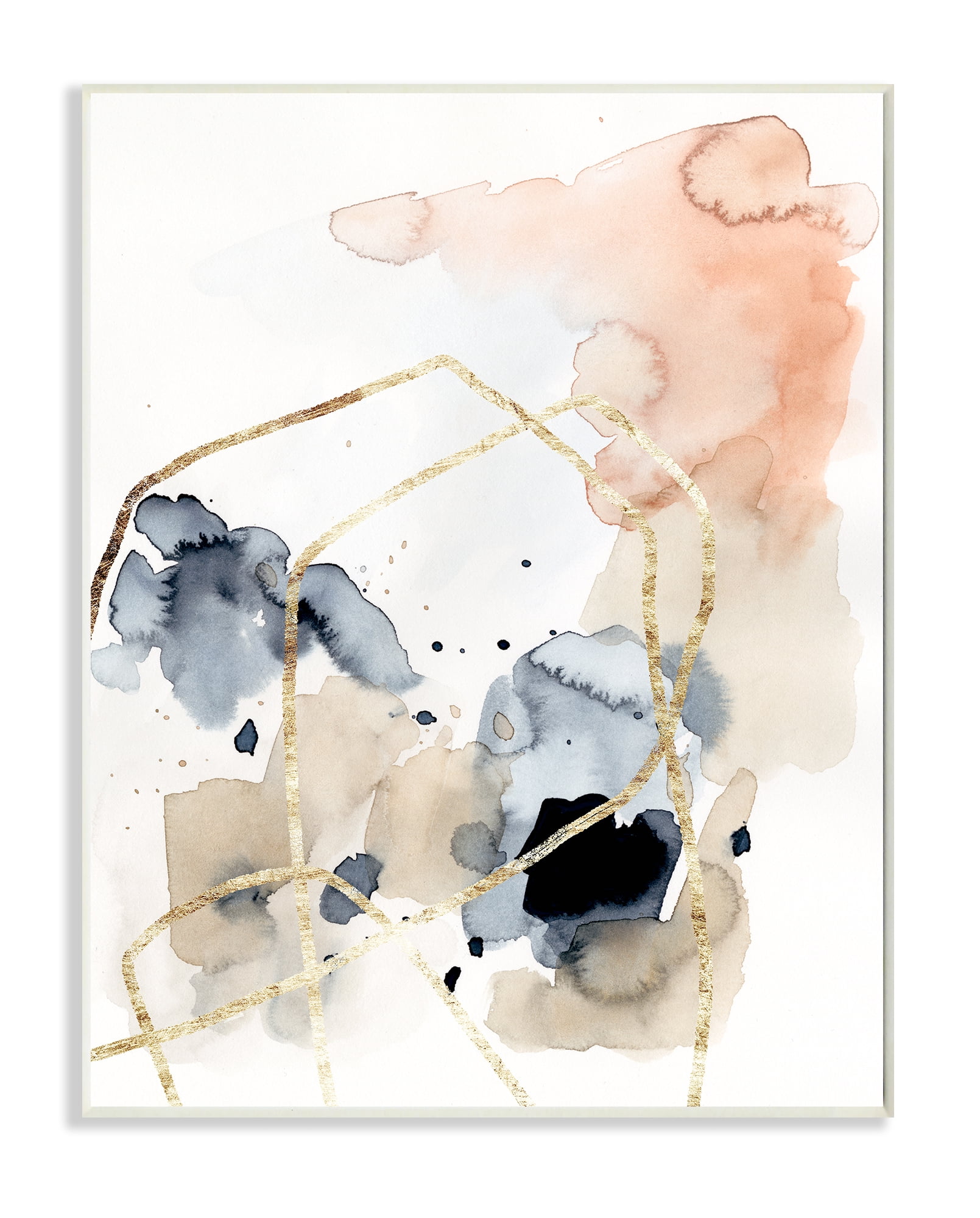 Stupell Industries Abstracted Musical Beats Boho Inspired Design Wall Plaque, 10 x 15, Design by Victoria Barnes