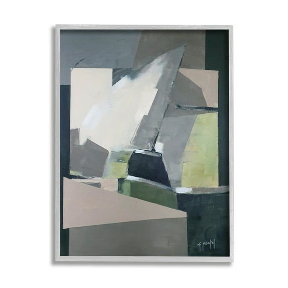 Stupell Industries Abstraction Antique Montel Modern Neutral Tones,16 x 20,Designed by Fanou Montel