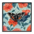 thumbnail image 1 of Stupell Industries Eclectic Academia Moth On Floral Black Framed Giclee Art, 12 x 12, by Kate Jarvik Birch, 1 of 8