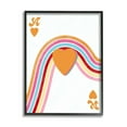 thumbnail image 1 of Stupell Industries Ace Of Hearts Rainbow Shapes Religious Painting Black Framed Art Print Wall Art, 1 of 5
