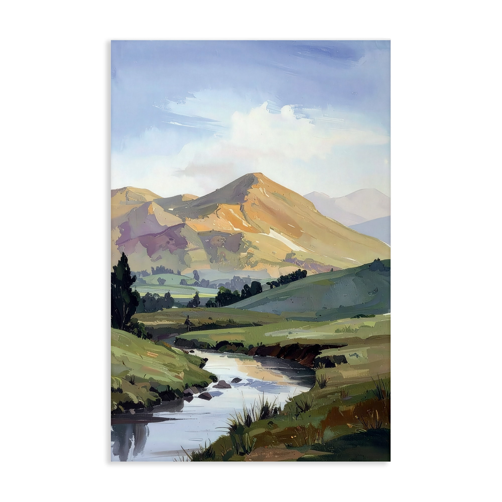 Stupell Industries Across The Valley Canvas Wall Art, design by Alonza Saunders