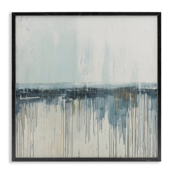 Stupell Industries Acrylic Drift Abstract Black Framed Giclee Art, design by Svetlana Aleynikova