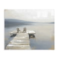 thumbnail image 1 of Stupell Industries Traditional Adirondack Chairs on Pier Canvas Art, 20 x 16, by Kim Curinga, 1 of 8