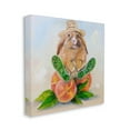 thumbnail image 1 of Stupell Industries Adorable Bunny Rabbit on Peach Fruit Painting Canvas Wall Art by Karen Weber Fine Art, 1 of 6