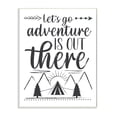thumbnail image 1 of Stupell Industries Adventure's Out There Phrase Camping Tent Mountain Range Inspirational Painting Unframed Art Print Wall Art, 10 x 15, 1 of 6
