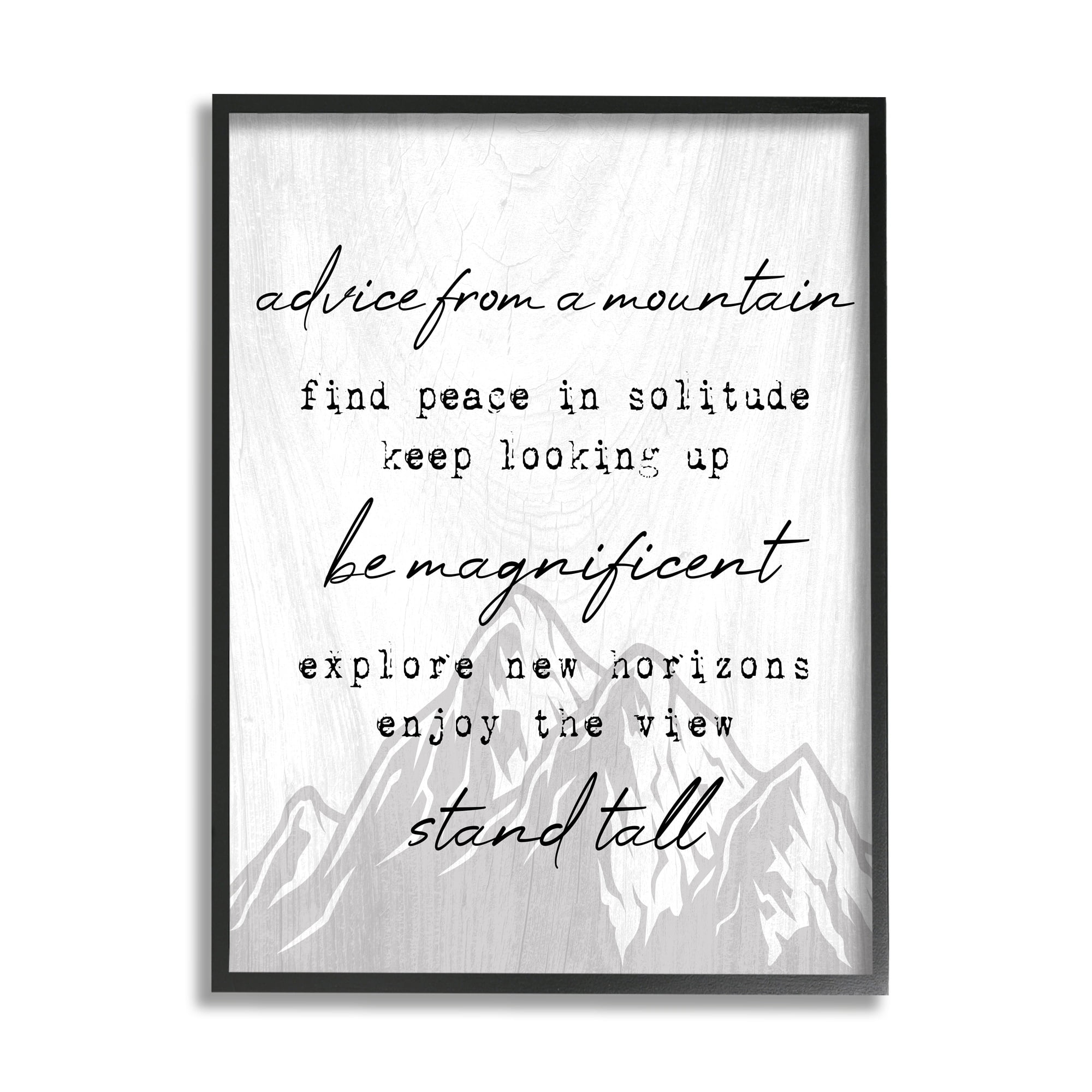 Stupell Industries 'Life Is An Adventure' Wall Plaque - 12x12 Inch Gray Mountain Art For Kids Room