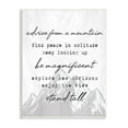 thumbnail image 1 of Stupell Industries Advice From Mountains Rustic Motivational Adventure Quote Wood Wall Art, 10 x 15, Design by Lil' Rue, 1 of 5