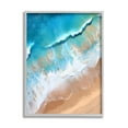 thumbnail image 1 of Stupell Industries Aerial Abstract Sea Waves Landscape Painting Gray Framed Art Print Wall Art, 11 x 14, 1 of 9