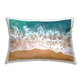 thumbnail image 1 of Stupell Industries Aerial Beach Foam Decorative Printed Throw Pillow Design by Nataly White., 1 of 6