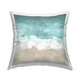 thumbnail image 1 of Stupell Industries Aerial Beach Waves View Printed Throw Pillow Design by Maggie Olsen, 1 of 6