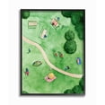 thumbnail image 1 of Stupell Industries Aerial Park Fun Watercolor Summer Friends Painting Framed Wall Art Design by Grace Pop, 16" x 20", Black Framed, 1 of 7