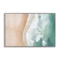 thumbnail image 1 of Stupell Industries Modern Aerial Sea Waves Gray Framed Giclee Art, 18 x 12, by Sisi and Seb, 1 of 8