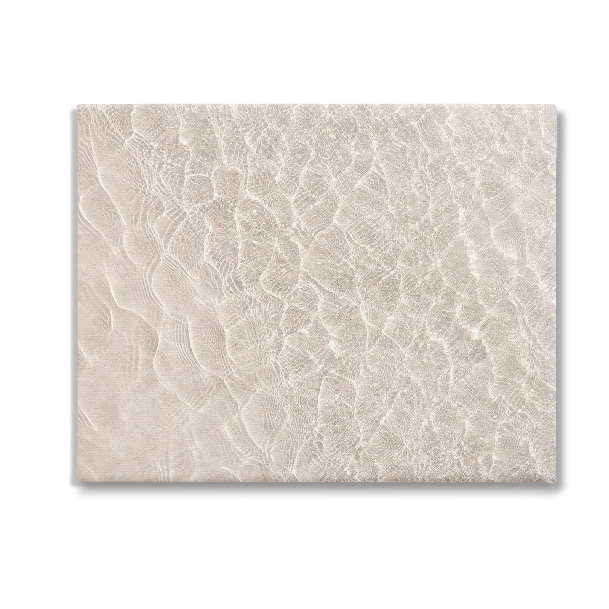 Stupell Industries Aerial View Beach Ripples Landscape Painting Gallery Wrapped Canvas Art Print Wall Art, 20 x 16