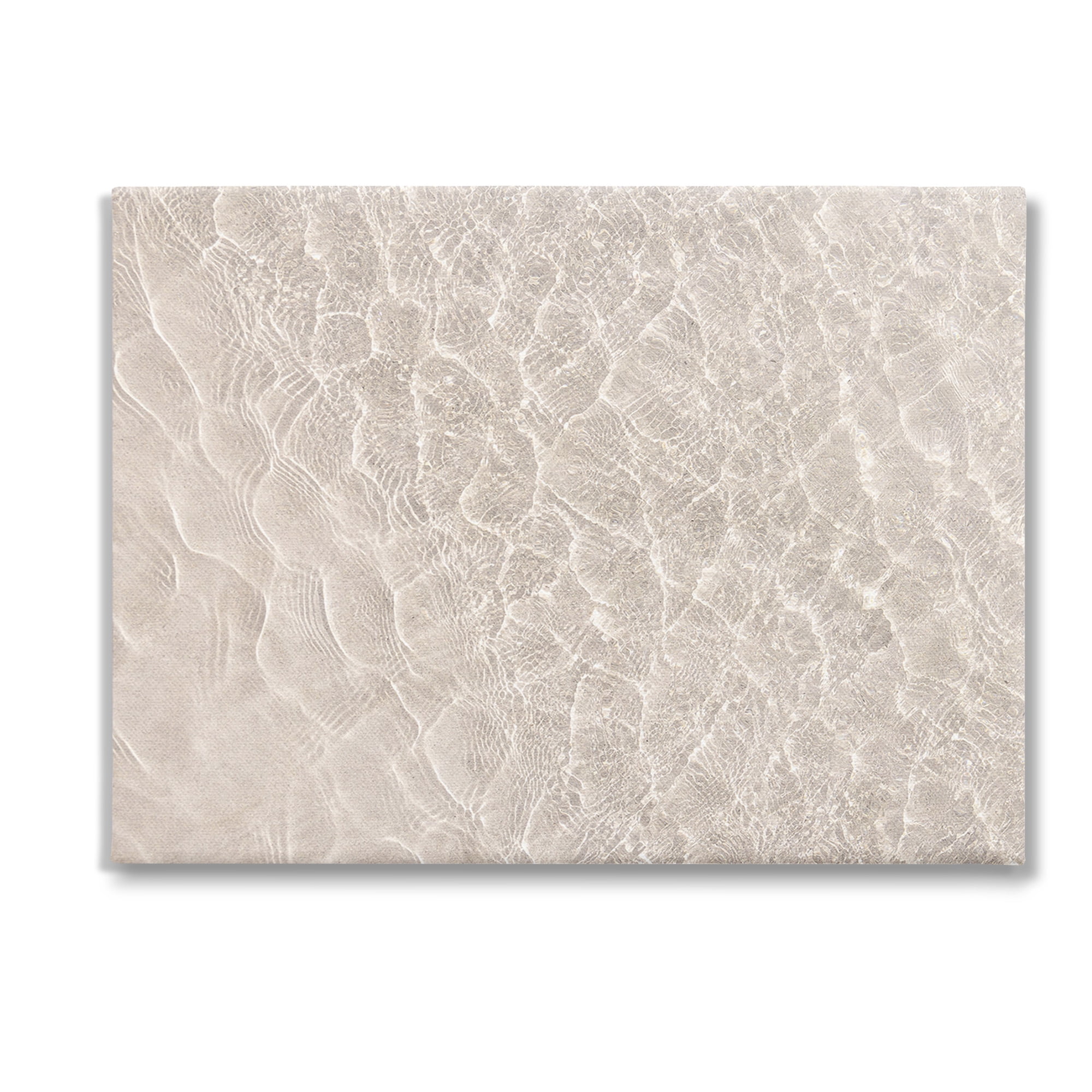 Stupell Industries Aerial View Beach Ripples Landscape Painting Gallery Wrapped Canvas Art Print Wall Art, 40 x 30