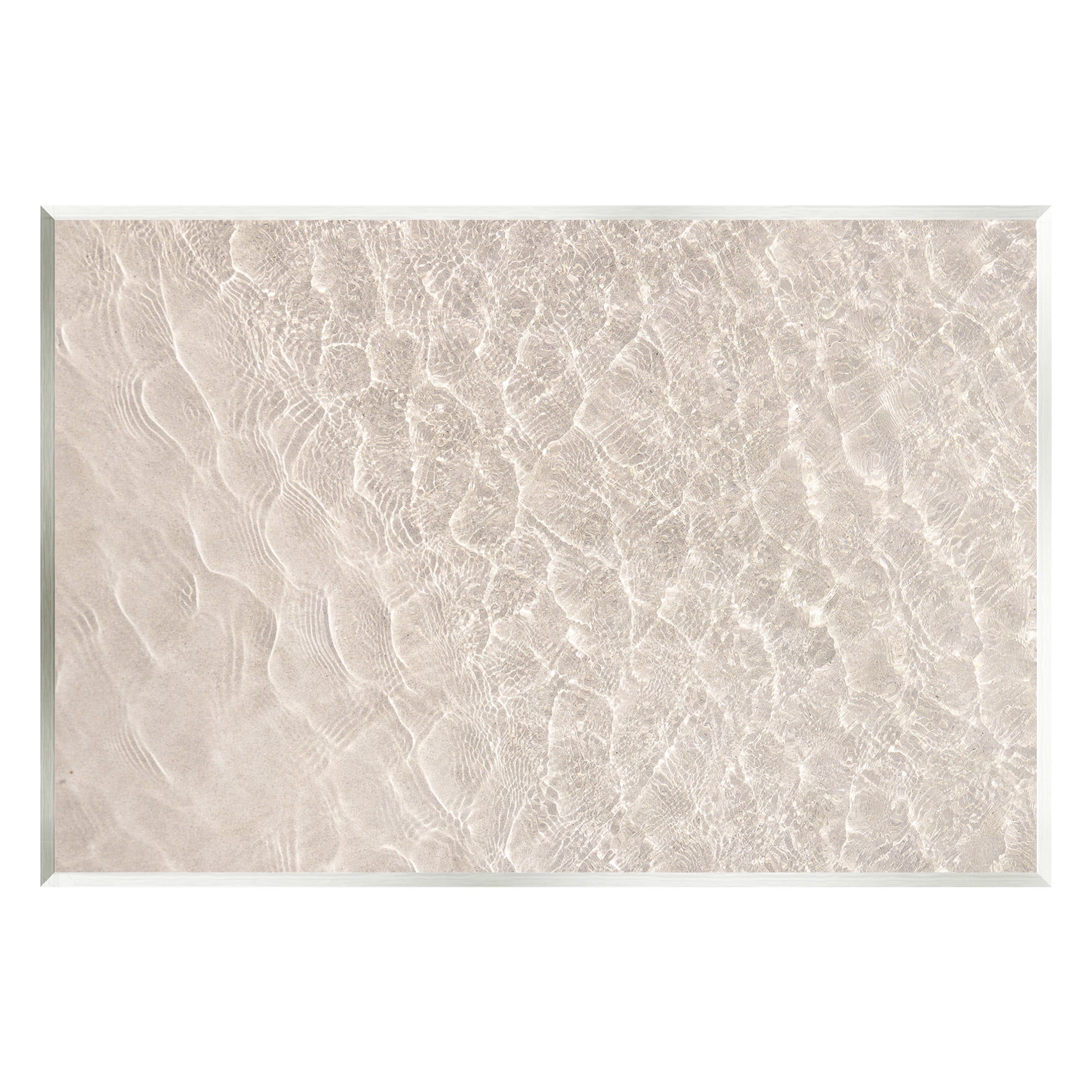 Stupell Industries Aerial View Beach Ripples Landscape Painting Unframed Art Print Wall Art, 19 x 13