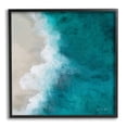 thumbnail image 1 of Stupell Industries Aerial View Shoreline Beach Ocean Foam Painting , 24 x 24, Design by Denise Brown, 1 of 6