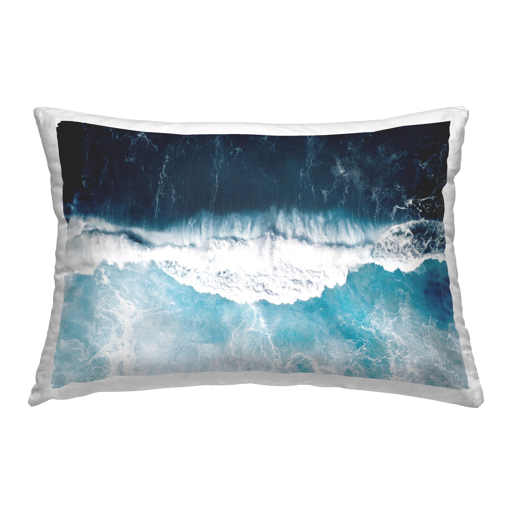 Stupell Industries Aerial Waves Splashing Decorative Printed Throw Pillow Design by Sisi and Seb