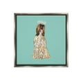 thumbnail image 1 of Stupell Industries Afghan Hound with Crown Animals & Insects Painting Gray Floater Framed Canvas Art Print Wall Art, 25 x 25, 1 of 10