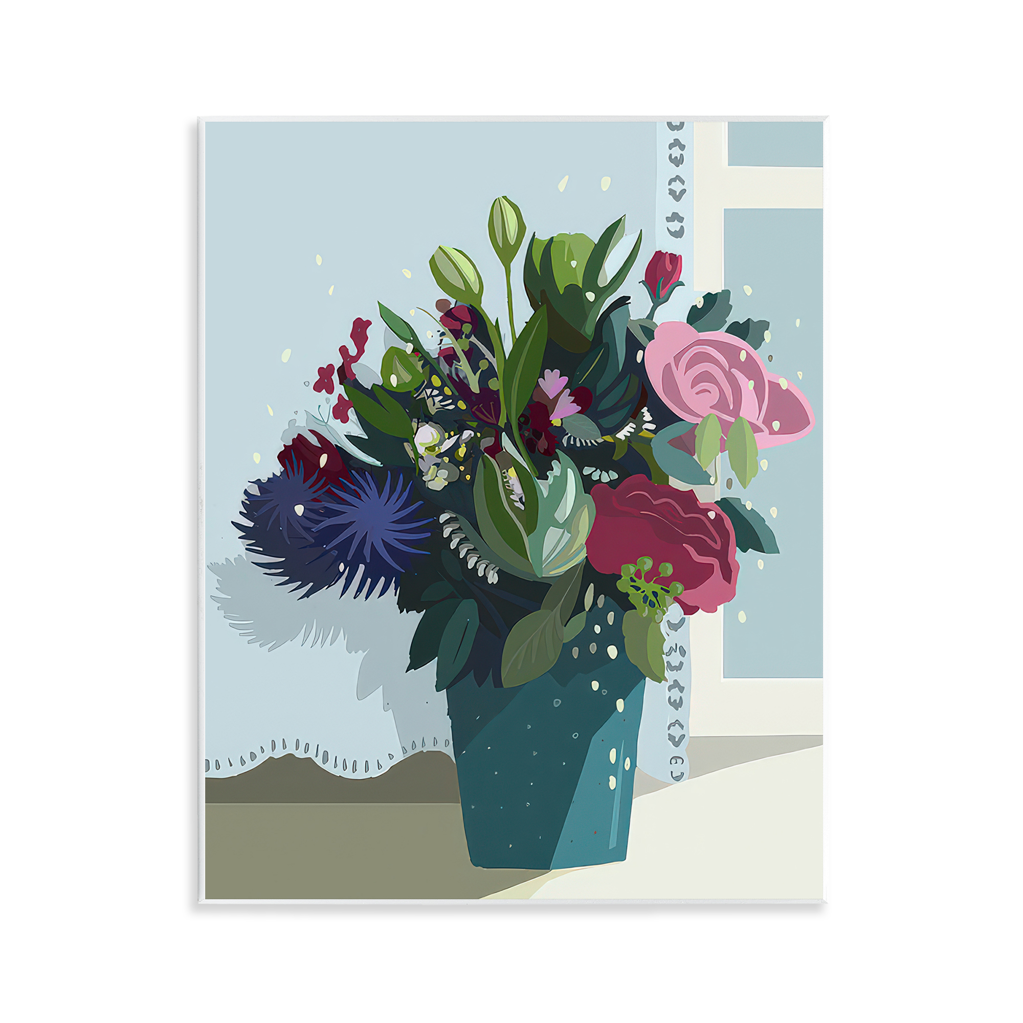 Stupell Industries After The Wedding Bouquet Plants & Flowers Painting Unframed Art Print Wall Art, 11 x 14