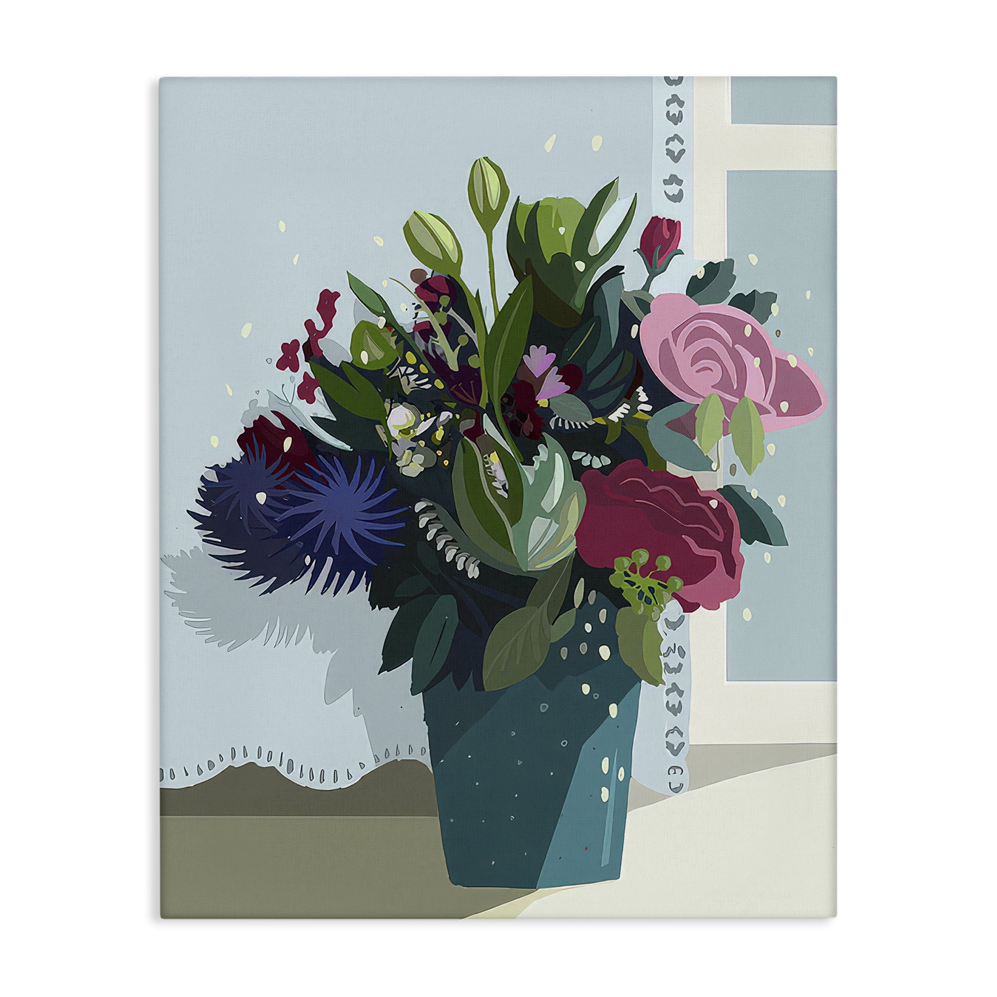 Stupell Industries After The Wedding Bouquet Plants & Flowers Painting Wrapped Canvas Art Print Wall Art, 36 x 48
